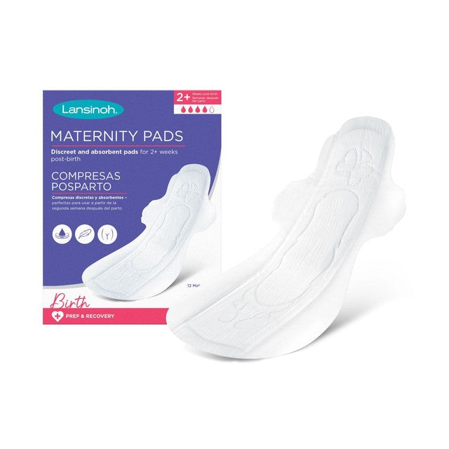 Lansinoh Discreet and Absorbent Maternity Pads 12 Pack, UK version