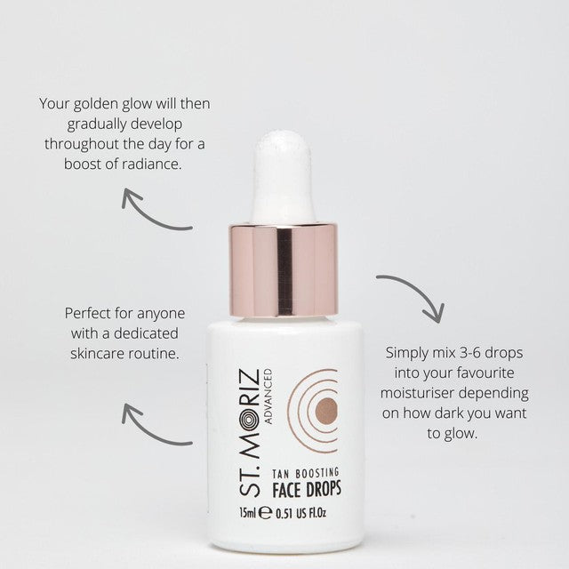 St Moriz Advanced Tan Boosting Face Drops 150ml (British brand)