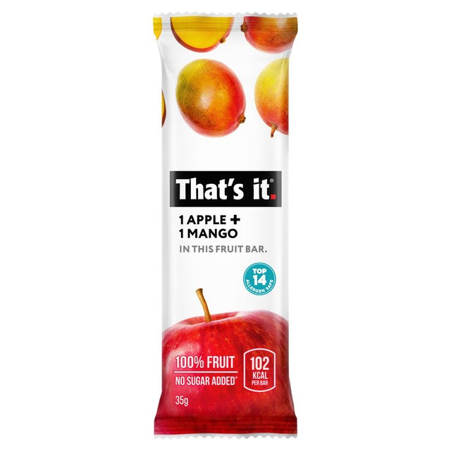 That's it apple mango fruit bar 35g (British brand)