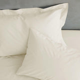 Catherine Lansfield cream polycotton Oxford pillowcases 50x75cm - British product