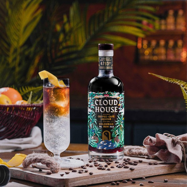 Cloud House Colombian Coffee Infused Rum 70cl - British product