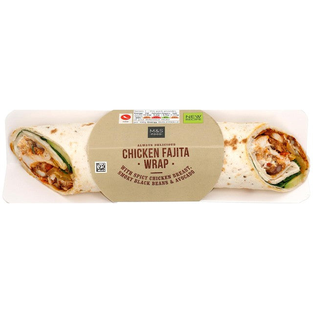 M&S Hähnchen-Fajita-Wrap, importiert aus dem Vereinigten Königreich