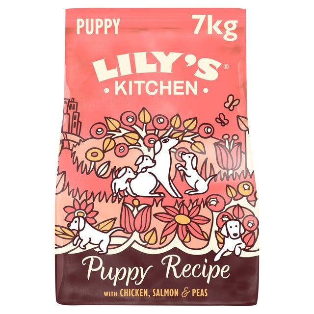 Lily's Kitchen chicken and salmon puppy dry dog food 7kg, UK version