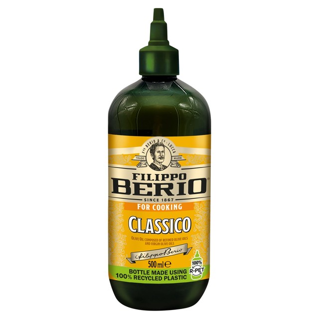 Filippo Berio Classico olive oil squeezy bottle (British brand)