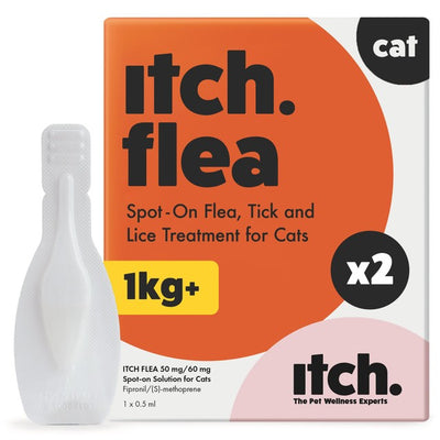 M&S Itch Flea & Tick Spot On Treatment for Cats 2 Pack- Buy online at McGrocer