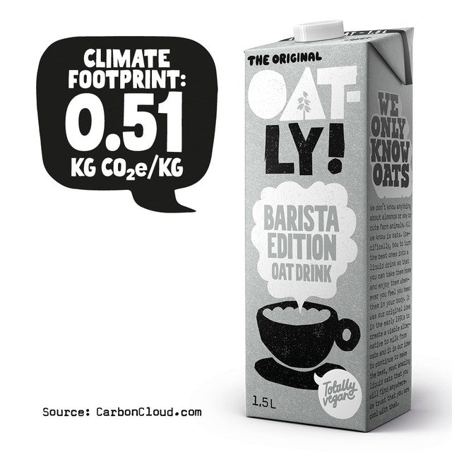 Oatly oat drink Barista Edition 1.5L, imported from the UK