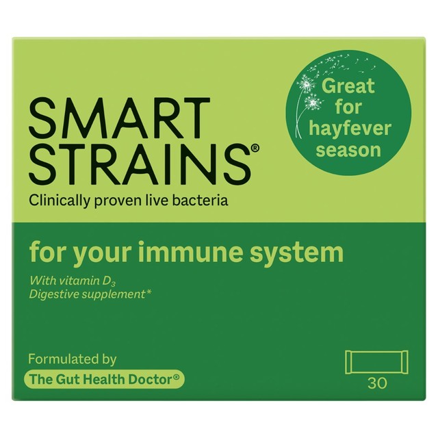 Smart Strains immunity probiotic supplement 30 sachets (British brand)