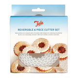 Tala reversible round crinkle cutters 6-piece set (British brand)