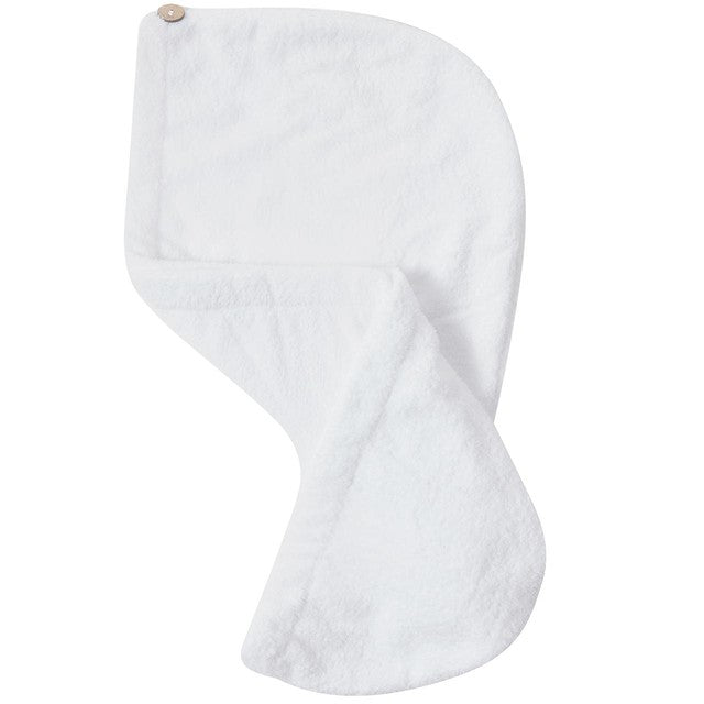 M&S recycled microfibre hair turban white, imported from the UK