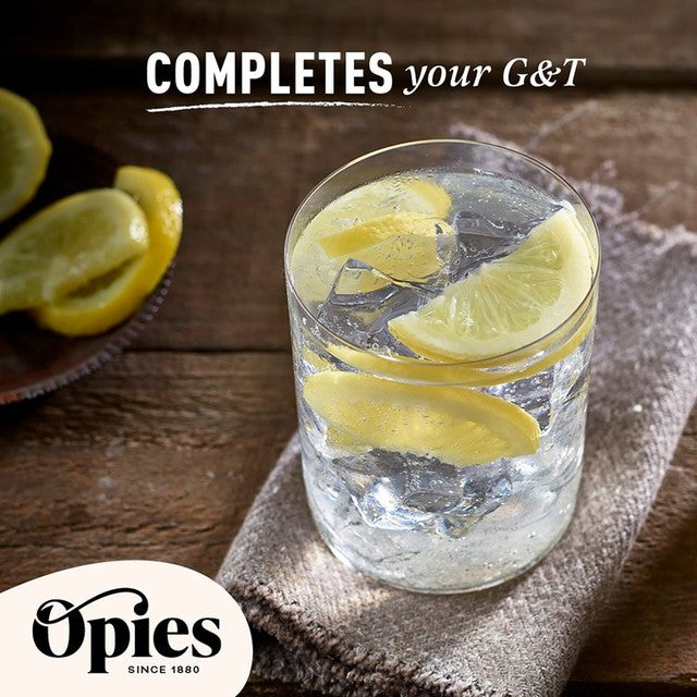 Opies preserved lemon slices in lemon juice 350g, imported from the UK