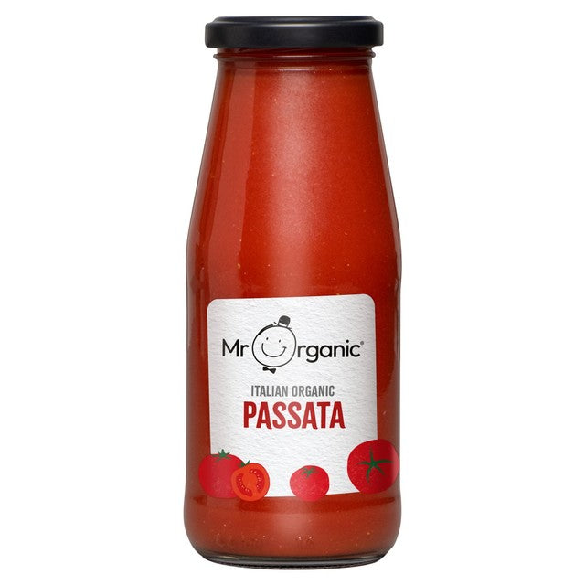 Mr Organic Italian Passata 400g, imported from the UK