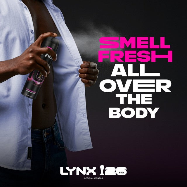 Lynx Number 10 antiperspirant deodorant aerosol - British product