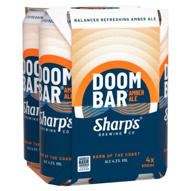 Sharp's Doom Bar Exceptional Amber Ale 4 x 500ml (British brand)
