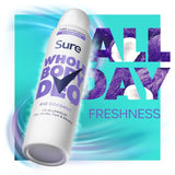 Dove Sure Rio Coconut whole body deodorant spray, UK version