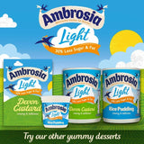 Ambrosia Light Devon custard 1kg - British product