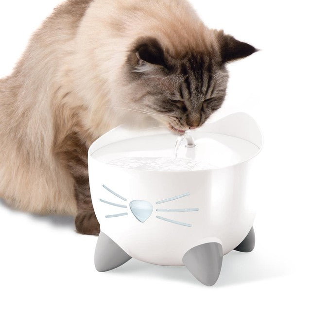 Catit Pixi Fountain White cat drinking fountain - British product