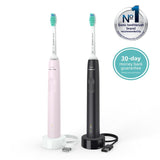 Philips Sonicare Toothbrush Duo Pack Rose Black, imported from the UK