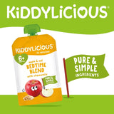 Kiddylicious Apple Oat bedtime baby pouch multipack - British product