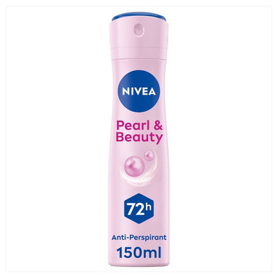 M&S Nivea Anti-Perspirant Deodorant Spray Pearl & Beauty 150ml- Buy online at McGrocer