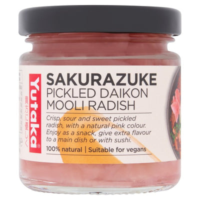 M&S Yutaka Sakurazuke Japanese Pink Pickled Radish Snack 110g- Buy online at McGrocer