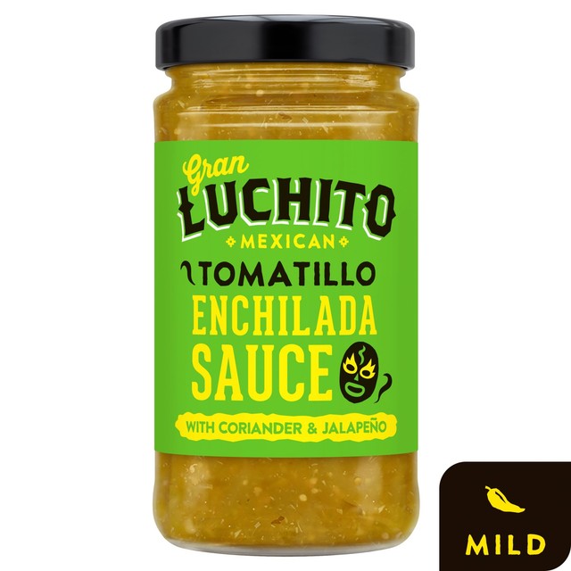 Gran Luchito green enchilada cooking sauce 360g, UK version