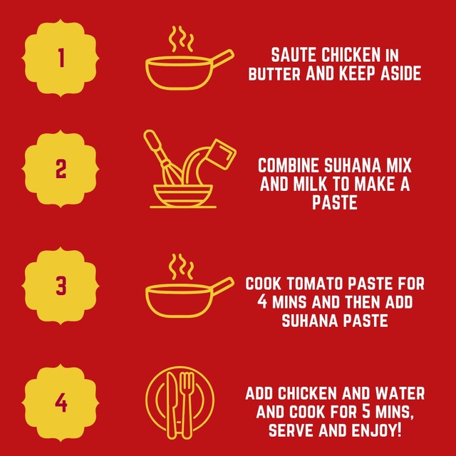 Suhana butter chicken spice mix 50g (British brand)