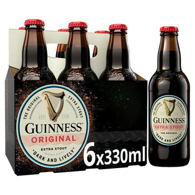 Sainsburys Guinness Extra Stout 6x330ml- Buy online at McGrocer