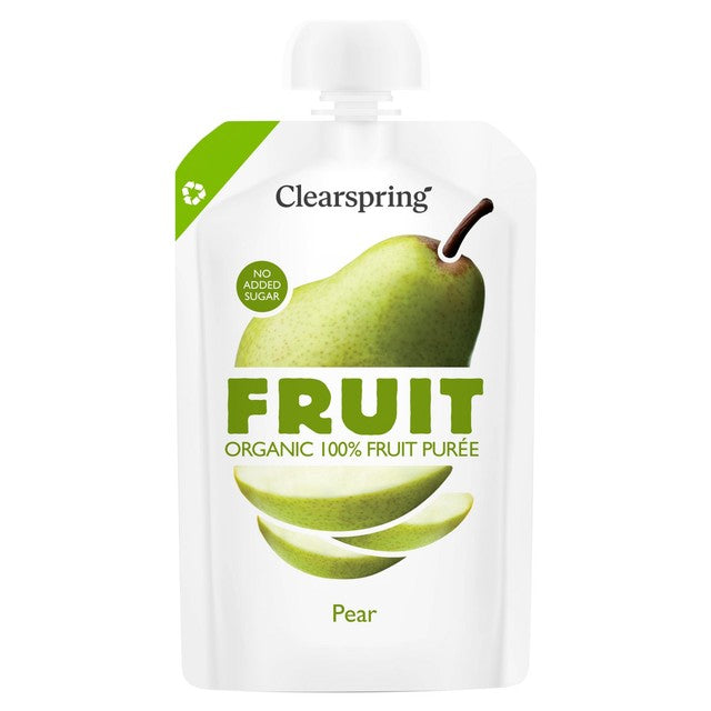 Clearspring organic pear puree pouch - British product