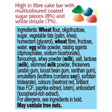 Fibre One Birthday Cake Bar Squares 4 x 24g - British product