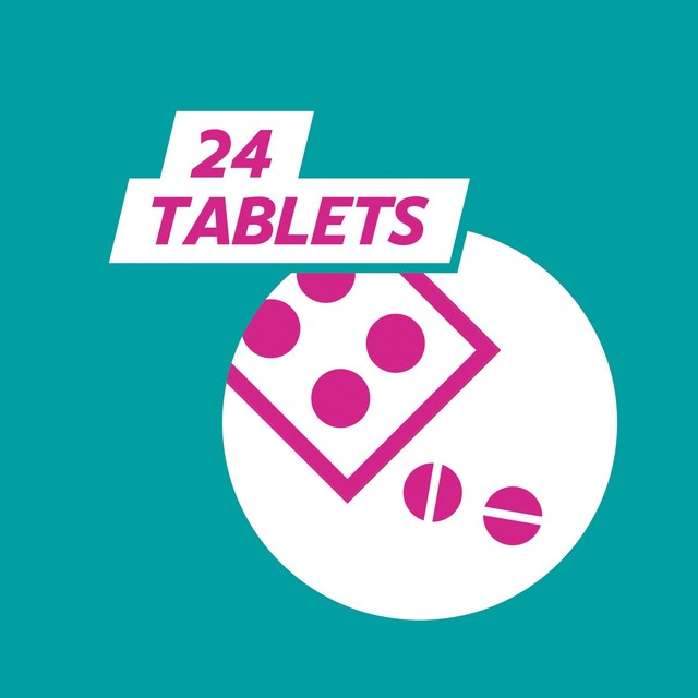 Gaviscon Double Action Mint Chewable Tablets 24 Pack, UK version