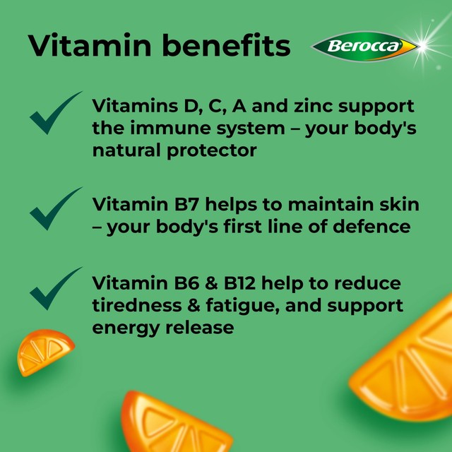 Berocca Immuno Gummies 60 per pack - British product