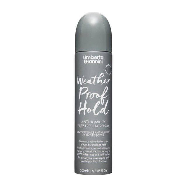 Umberto Giannini weatherproof hold hairspray 200ml (British brand)