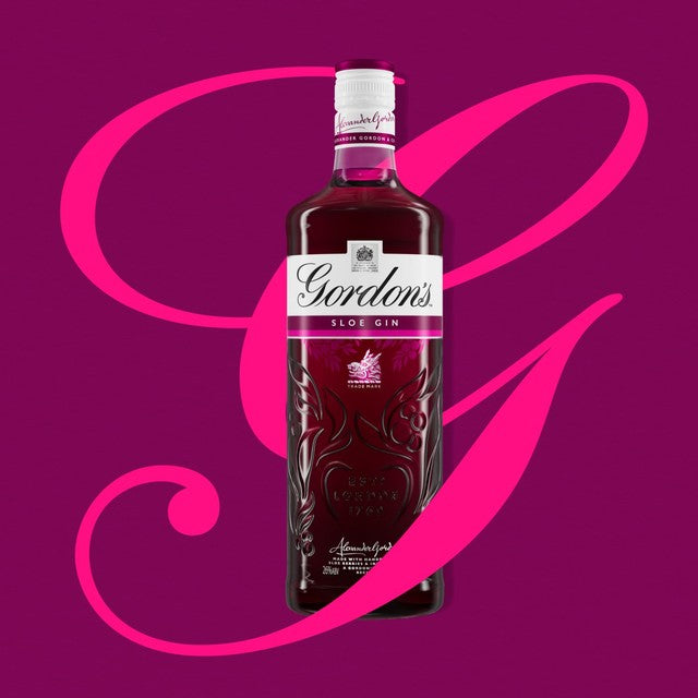 Gordon's Sloe Gin 70cl bottle glass liquid, UK version
