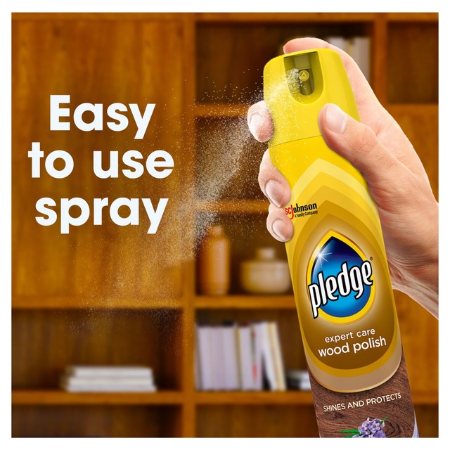 Pledge furniture polish spray lavender 250ml, imported from the UK