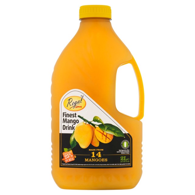 Regal Siprus Mango Juice 2L, imported from the UK