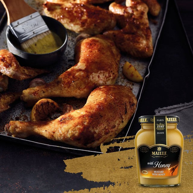 Maille Dijon mustard with honey 230g, imported from the UK