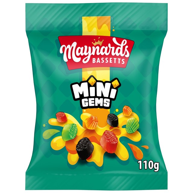 Maynards fruit flavour jelly sweets 110g, imported from the UK