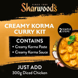 Sharwood's Korma Indian curry sauce kit, UK version