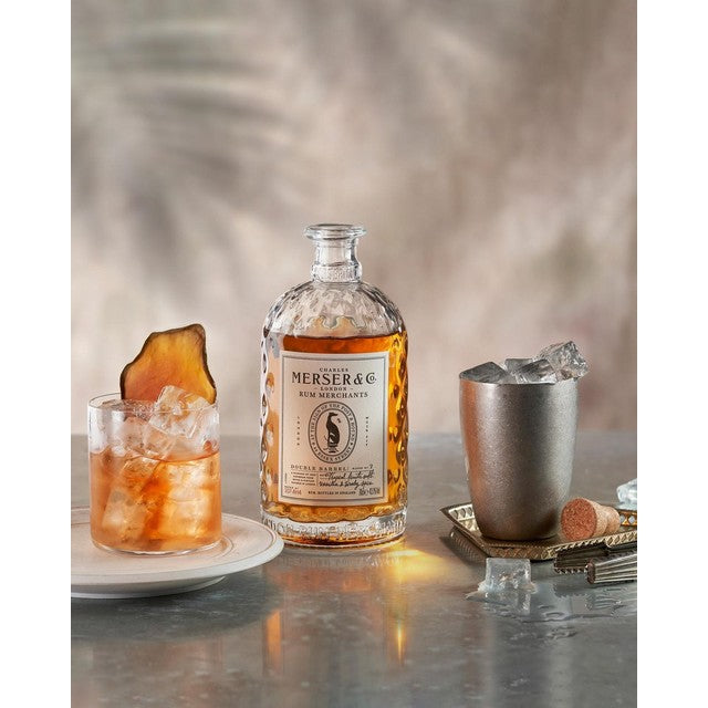 Merser & Co Double Barrel Rum 70cl, imported from the UK
