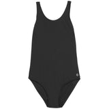 M&S Recycled Sports Swimsuit Black 6-7 Years, imported from the UK