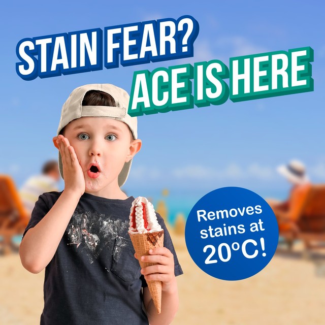 Ace Ultra For Colours laundry stain remover 1L - British product