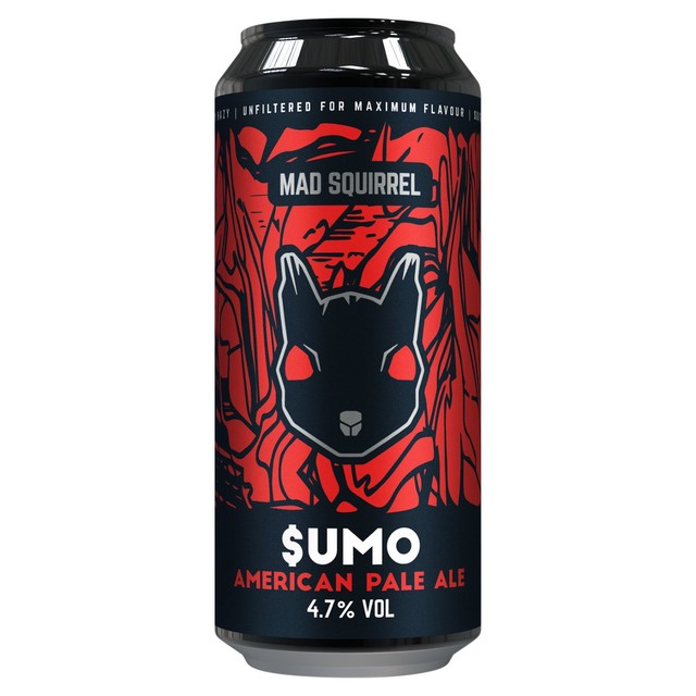 Mad Squirrel Sumo American Pale Ale 440ml, imported from the UK