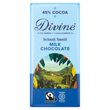 Divine 45% cocoa milk chocolate bar 90g - British product