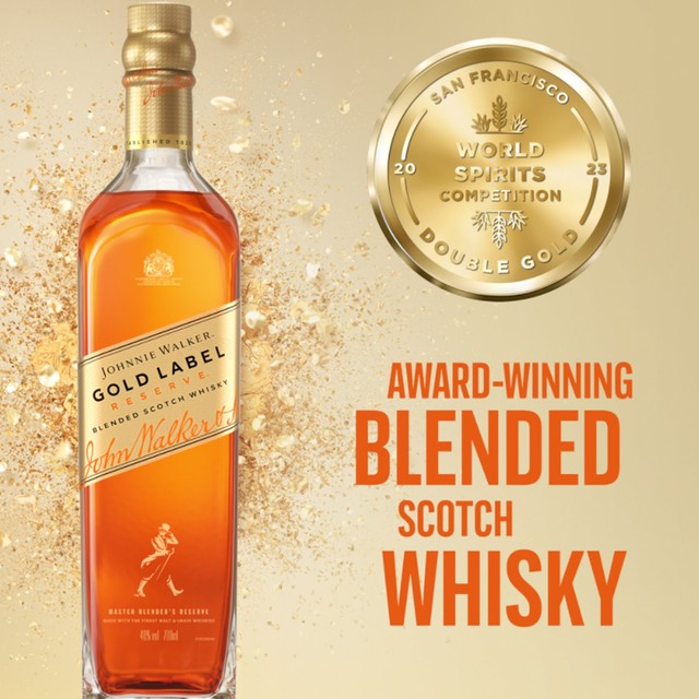 Johnnie Walker Gold Label Reserve Blended Scotch Whisky 70cl, UK version