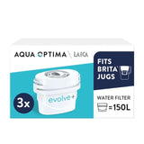 Aqua Optima Evolve+ water filter cartridges 3 pack - British product