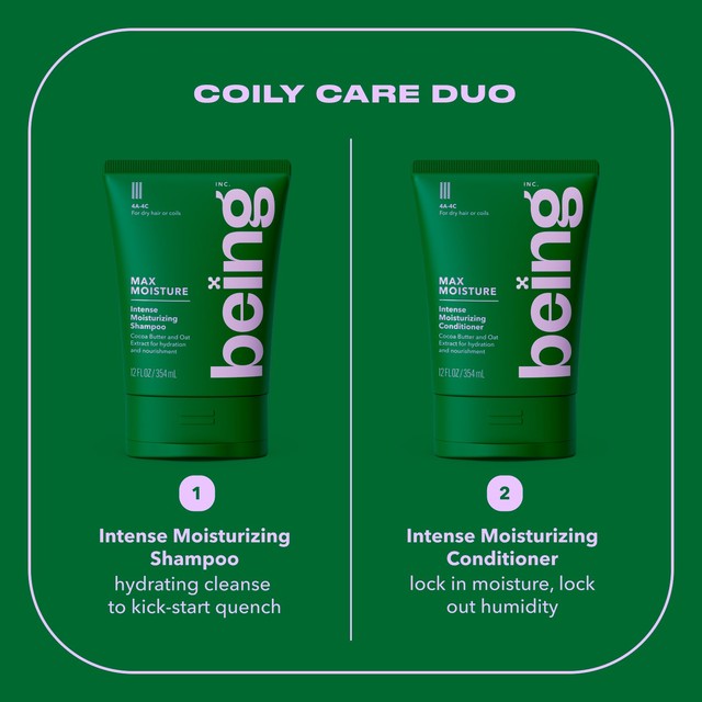 Being Max Moisture Intense Moisturising Shampoo, UK version