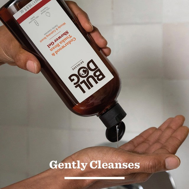 Bulldog Cedarwood and Tonka Bean shower gel 500ml - British product