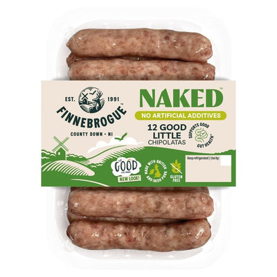 M&S Finnebrogue Naked Bonnes petites chipolatas porc 340g - Acheter en ligne chez McGrocer