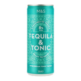 M&S Tequila and Tonic ready-to-drink cocktail 250ml can, UK version