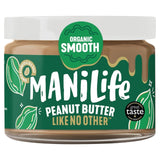 ManiLife organic smooth peanut butter - British product